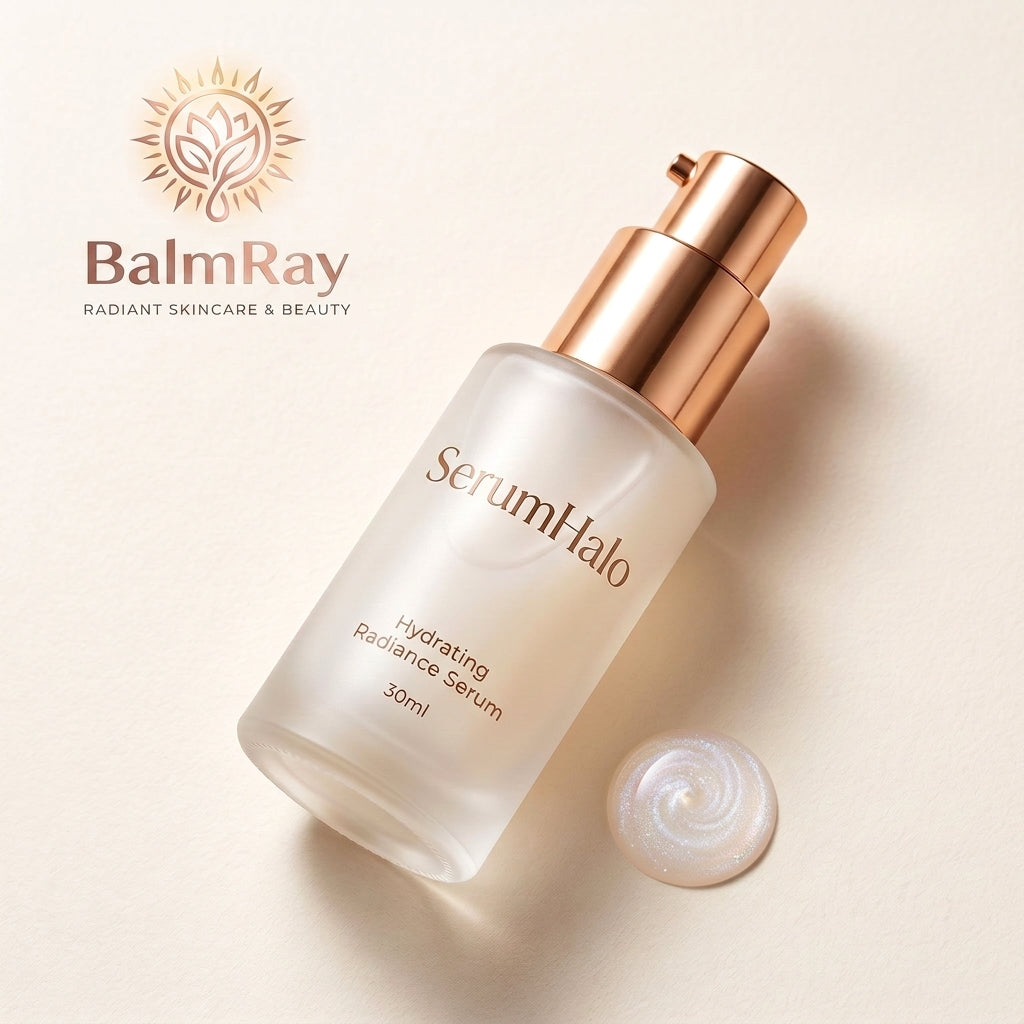 SerumHalo Hydrating Radiance Serum by BalmRay – Moisture-Boosting Facial Serum for Plumper, Smoother-Looking Skin, 30 ml